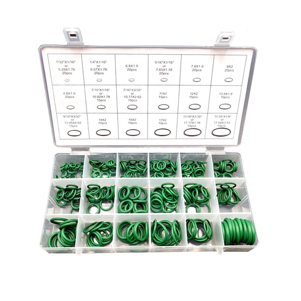 Kit de Anillos en O POVAST 270 piezas para sellos de aire acondicionado