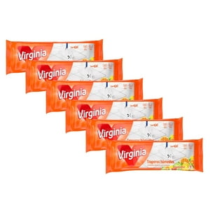 Pack 6X Traperos Pisos Multiuso Virginia Naranja