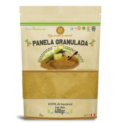 Panela Rubia En Polvo Doypack 400 G Health Natural