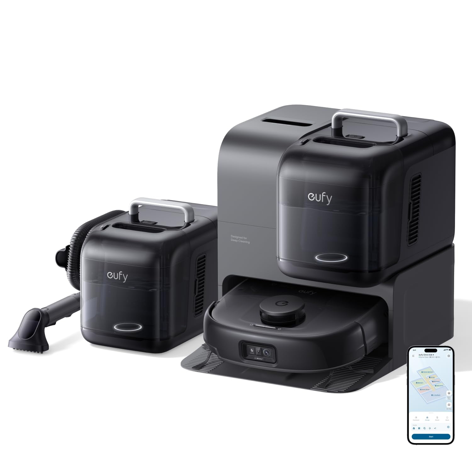 Aspiradora Robot Eufy E28 20,000pa De Succión Para Alfombras