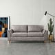thumbnail image 1 of Sofa Milan 3C Con Resortes Pocket Cuero Kentucky Gris, 1 of 7