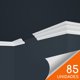 thumbnail image 1 of Cornisa E40 45 x 45mm x 2mt xPS Caja 85 unidades, 1 of 3