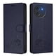 thumbnail image 2 of Funda tipo cartera FOXDOCK para Doogee Note 59 con soporte, ranuras, RFID, diseño de gato, 2 of 5