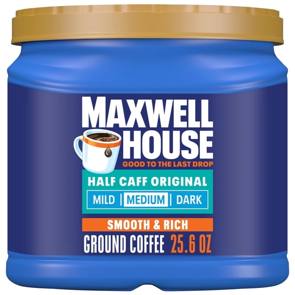Café Molido Maxwell House Half Caff Tostado Medio 725 g