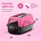 thumbnail image 4 of Transportadora para Perros Petmate XS 48 cm Plástico Rosa con Dos Puertas, 4 of 6