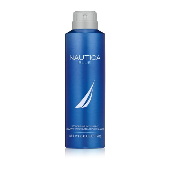 Spray corporal desodorizante Nautica Blue Iconic Vegan 180 ml para hombres