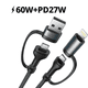 thumbnail image 4 of Cable De Datos Múltiple Compatible Usb Usb-c Ligtning 4 En 1, 4 of 5