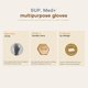 thumbnail image 2 of SUP Med Plus Nitrile Gloves, 5 Mil Powder-Free Disposable Gloves, 2 of 3
