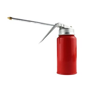 Magideal - Recipiente De Metal Con Vertedor, Bomba De Recipiente, Bomba De Garaje Portátil, Engrasador, Bomba Manual De Alta Presión, Recipiente Para Vehícu