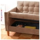 thumbnail image 5 of Futón Sofá Cama Genova Tela Velvet Beige, 5 of 8