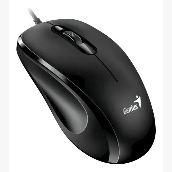 Mouse Oficina Genius Dx 101 Optico Usb Con Cable Pcreg Color Negro