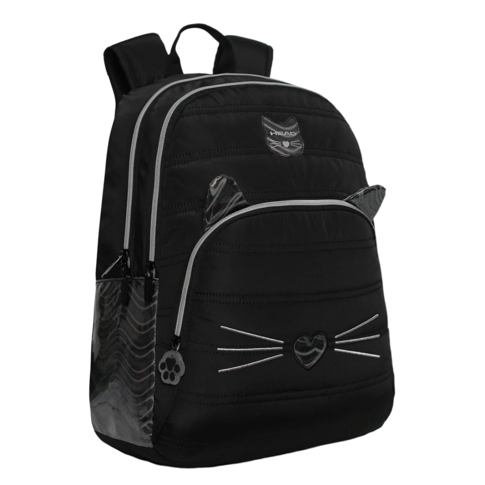 Mochila Infantil Niña Balloon Gato Negro Head