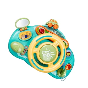 Bothyi - Volante Eléctrico De Juguete Portátil Mini Para Bebés De 1, 2, 3, 4 Y 5 Años, Color Verde