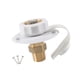thumbnail image 2 of Kit De Entrada De Agua Para RV City, Macho De 1/2", Rosca De Latón Para Tubería De Fácil Instalación, Color Blanco, 2 of 5