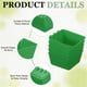 thumbnail image 3 of Uxcell Tazas de Jaula, 4.9x3.7x2.4 Pulgadas Comedero para Periquitos Accesorios de Jaula para Pájaros Dispensador de Comida y Agua Colgante, (Verde, 20 Piezas), 3 of 7