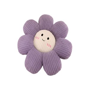 Genérico - Cojin Decorativo Diseño Flor Kawaii 45Cm Lila