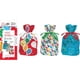 thumbnail image 1 of Bolsa de regalo con cordón, imágenes de papel surtidas para todas las ocasiones (paquete de 6), 1 of 1
