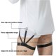 thumbnail image 3 of Sujetadores para Camisa LazarsSpace para Hombre 1 Par Negro, 3 of 7