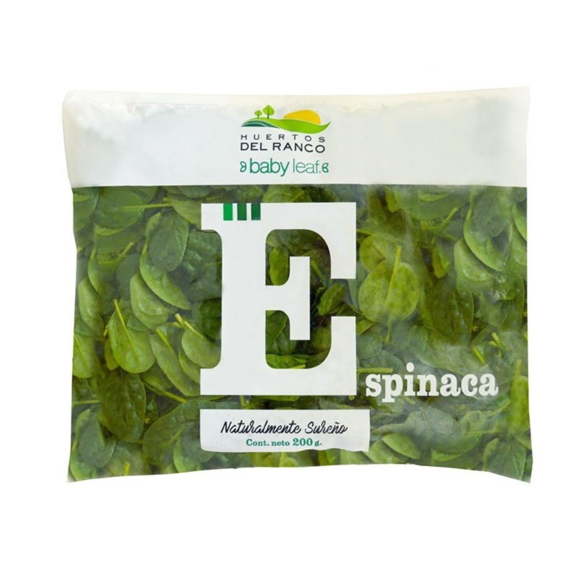 Espinaca Hojas Baby Bolsa 200 gr
