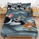 thumbnail image 1 of Tom And Jerry Cartoon Bedding Sets Ultra Soft Skin-Friendly Duvet Cover 3 Piece, Cute Comforter Cover Bed Set for Boys Girls Kids, 1 of 5