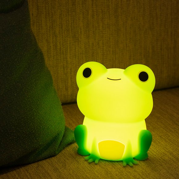 Lámpara Myratts Luz Nocturna Rana Regulable USB Recargable