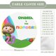 thumbnail image 2 of Charlie y los números-theme Fitted Round Tablecloths Elastic Edged Table Covers Waterproof Table Cloth for Kitchen Holiday Party Tables Decor 120cm, 2 of 6