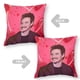 thumbnail image 2 of Pedro Pascal Fundas de almohada de terciopelo con tema, regalos de funda de almohada, decoración para el hogar, cojín de lanzar, regalo de cumpleaños para fans y parejas.66*66cm., 2 of 6