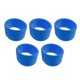 thumbnail image 2 of 5 Paquetes De Anillo De Agarre De Raqueta De Tenis, Banda De Agarre De Bádminton Absorbente De Sudor, Azul, 2 of 5