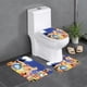 thumbnail image 1 of Astérix y Obélix: El Combate de los Jefes Juego de 3 alfombras de baño de coral fleece: tapete de baño + alfombra de inodoro en forma de U + funda de tapa de inodoro en forma de O, 1 of 6