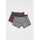 thumbnail image 1 of Bóxer Hombre Bipack Print Rojo Corona, 1 of 5