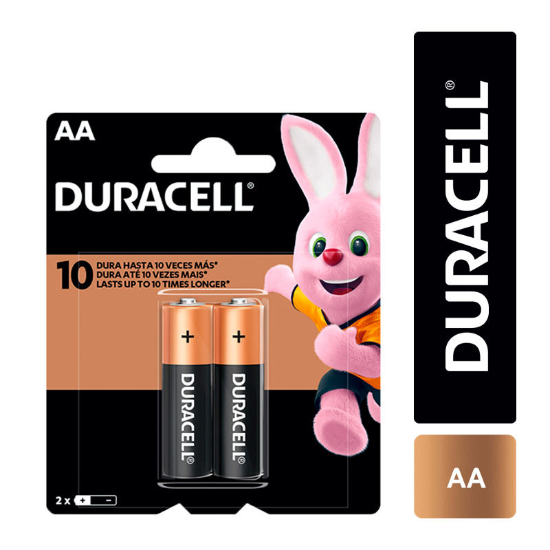 Pila Duracell Aa X2