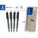 thumbnail image 2 of Marcador PILOT V‑Sign negro – Pack de 4 – Punta 2,0 mm, 2 of 7