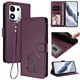 thumbnail image 2 of Honor 600 Smart Funda Billetera con Estampado de Gato, Morado Oscuro, 2 of 6