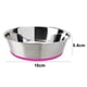 thumbnail image 2 of Cuenco de acero inoxidable para perros y gatos, antideslizante, con base de goma antiderrames., 2 of 5