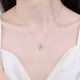 thumbnail image 5 of Collares con Colgante de Moissanita Triangular para Mujer de 0.5 a 1 Uds, Collares de Diamante de Moissanita Color D, Collares de Plata Esterlina 925, Juego Nupcial, Regalos de Joyería con, 5 of 8