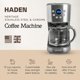 thumbnail image 2 of Cafetera HADEN 1,2 L Acero Inoxidable y Cromo, 2 of 9
