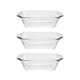 thumbnail image 1 of Molde para pan de vidrio Anchor Hocking 1,4 L, juego de 3, 1 of 1