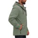 thumbnail image 4 of INSPIRE CHIC Chaqueta de Invierno para Hombre con Capucha, Forro de Felpa, Acolchada, Cremallera Completa, Talla S, Verde, 4 of 5