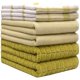 thumbnail image 3 of Bumble Towels Pack de 6 toallas de algodón a cuadros lima de 51 cm, 3 of 7