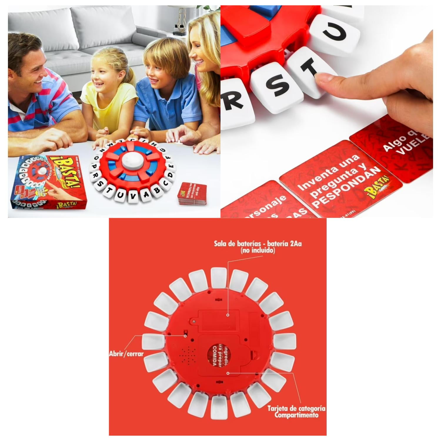 Total E-commerce - Juego De Mesa Basta Familiar Piensa Rapido Con Tiempo