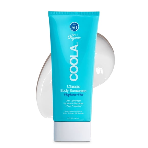 Loción de protección solar COOLA SPF 50 orgánica 150 ml vegana sin gluten