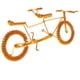 thumbnail image 2 of Hecho a mano Metal Craft Bicicleta Modelo Juguete Escritorio de Oficina Decoración para el hogar Dorado, 2 of 5