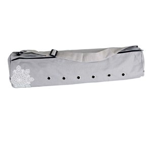 Ioensy - Bolsa Para Esterilla De Yoga, Bolsa Transpirable Para Fitness, Lona Resistente Al Desgaste, Portador De Esterilla De Yoga, Gris