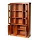 thumbnail image 3 of Vitrina Berlin 3 Cuerpos Madera Nogal Vidrio, 3 of 4