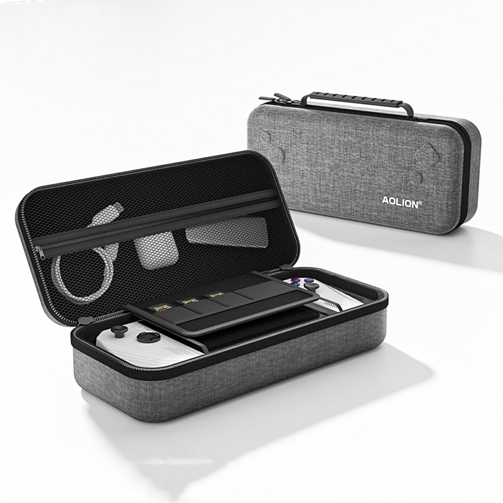 Genérico - Compatible Con Rog Ally Funda Rígida De Eva Para Accesorios De Carga, Protección Anti-caída, Bolsa De Almacenamiento Duradera, Organizador De Viaje Portátil-gris