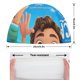 thumbnail image 2 of Luca Gorro de Natación de Licra, Gorro de Baño de Tela Cómoda, Gorro Elástico Antideslizante para Hombres, Mujeres y Niños, 2 of 6