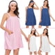 thumbnail image 5 of Vestido de baño/ducha para mujer, ligero, con cierre de tirantes y largo hasta la rodilla., 5 of 5