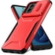 thumbnail image 4 of Funda Resistente para Motorola Moto G Play 5G 2024 con Tapa Deslizante y Protección Militar Rojo, 4 of 6