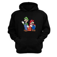 Genérico - Polerón Canguro Plomero Rojo Negro Talla S Unisex