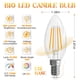thumbnail image 2 of Bombilla LED GVVooHome E12, candelabro, 4 W, 400 lm, 2700 K, 90 unidades, CRI, 12 unidades, 2 of 7